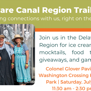 Join us for D&L Trail Party at Washington Crossing Historic Park